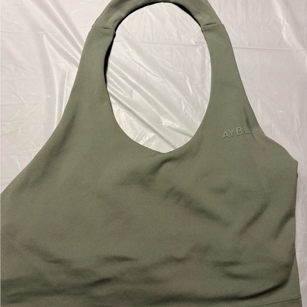 AYBL Sage Green Halter Top